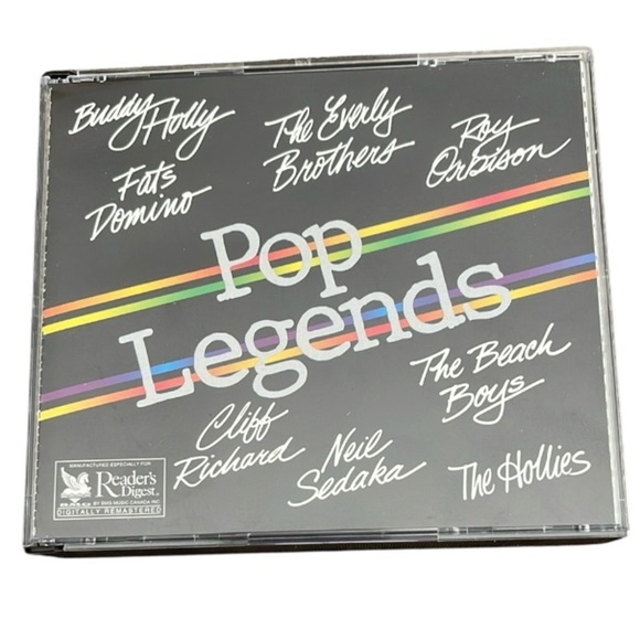 Vintage Readers Digest Pop Legends CD Collection 1994 Remastered 50-70s - Picture 1 of 7